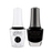 Gelish Gel Polish & Morgan Taylor Nail Lacquer, Little Black Dress / Black Shadow, 0.5oz, 1110830 + 50060 KK0907