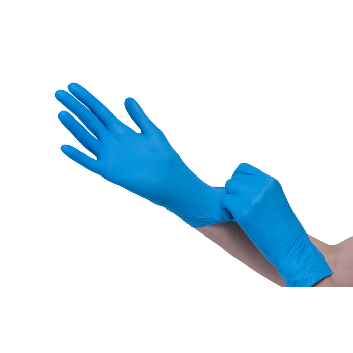 Cre8tion Disposable NITRILE Gloves (Made in Malaysia), Size M, 10358 (Packing: 100 pcs/box, 10 boxes/case)