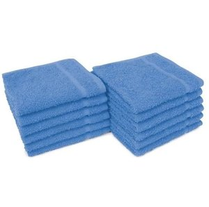 Cre8tion Nail Towel, Blue, Size 16"x29", 12pcs/pack, 10077 OK0920LK