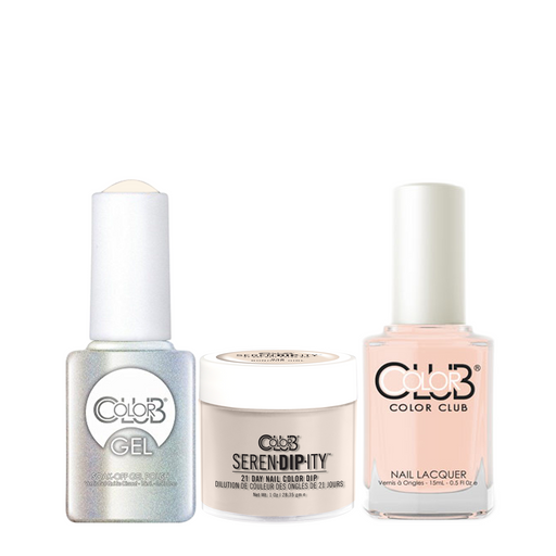 Color Club 3in1 Dipping Powder + Gel Polish + Nail Lacquer , Serendipity, Bonjour Girl, 1oz, 05XDIP938-1 KK