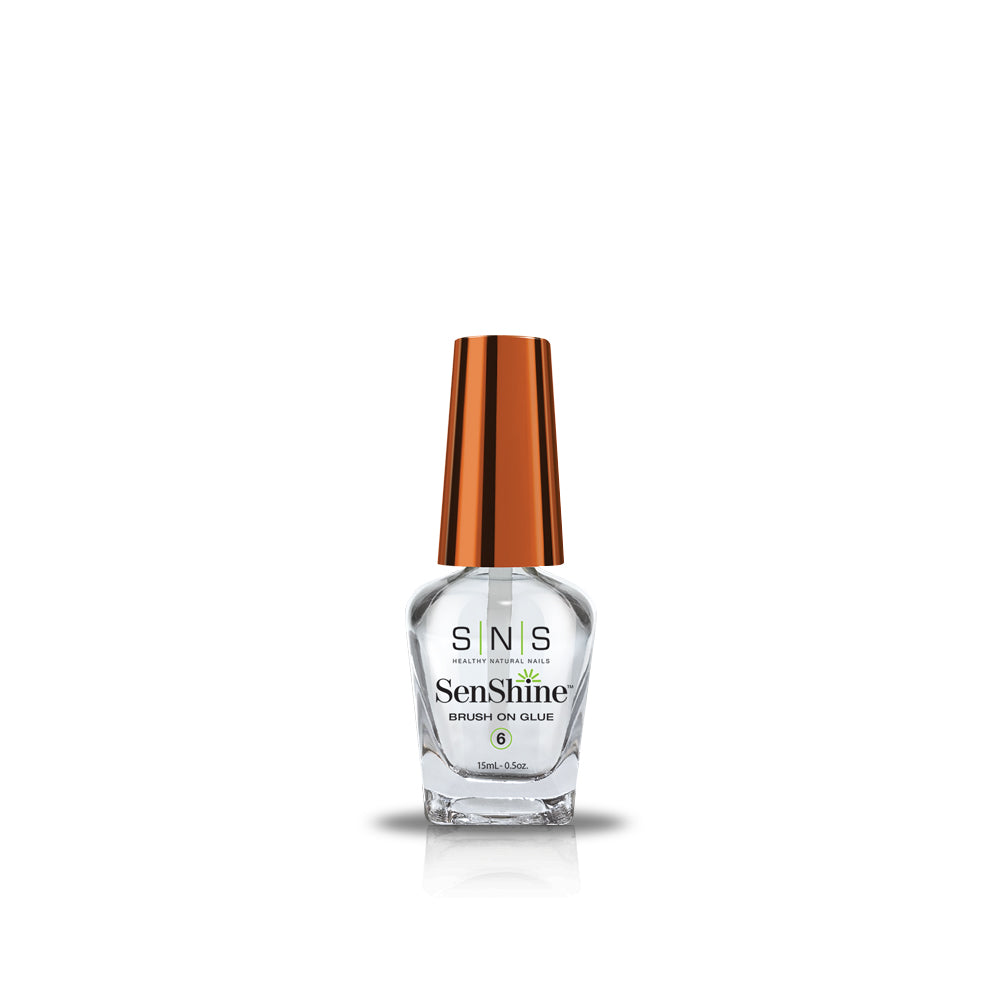 SNS Dipping Liquid, SENSHINE, Step 06, BRUSH ON GLUE, 0.5oz OK0829MN