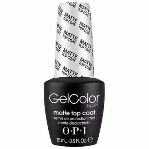 OPI GelColor Matte Top Coat, 0.5oz, GC031