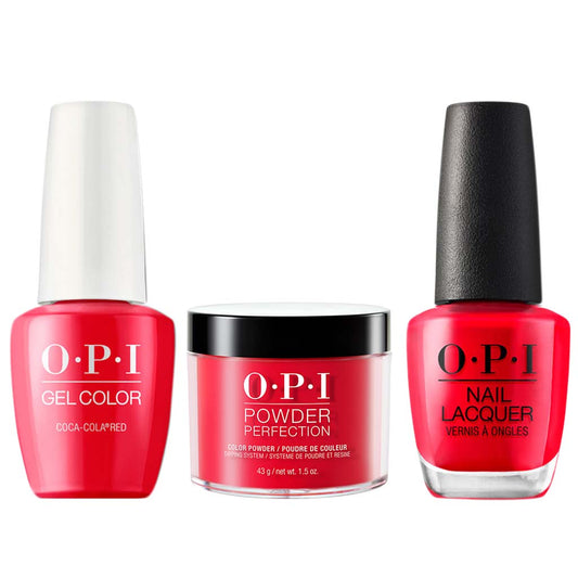 OPI 3in1, C13, Coca-Cola Red, KK1020