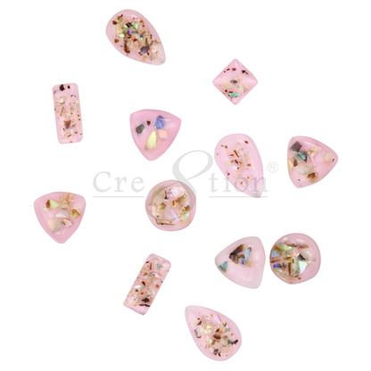 Cre8tion Nail Art Charms, Yellow, C14