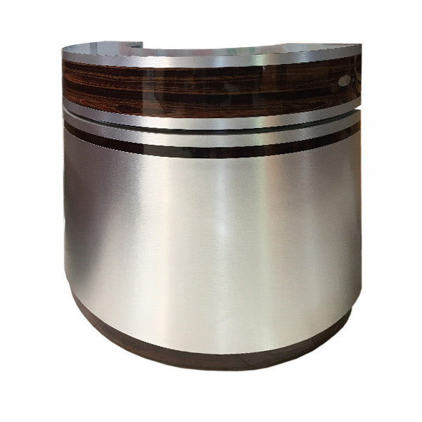 SPA Reception Desk, Aluminum/Cherry, C-48AC (NOT Included Shipping Charge)