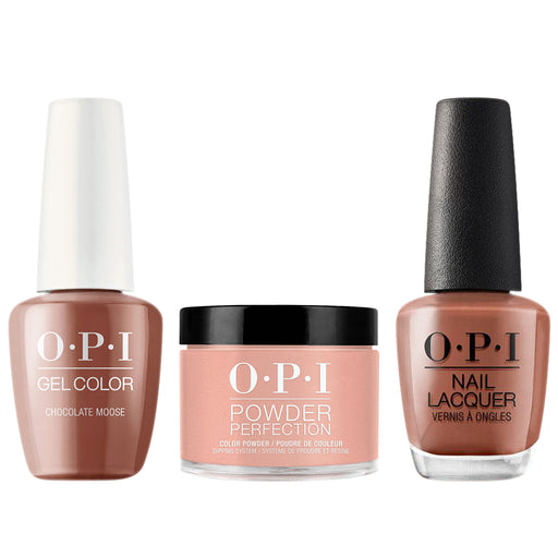 OPI 3in1, PPW4 Collection 2021, C89, Chocolate Moose