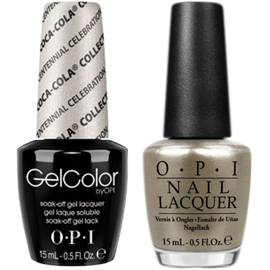 OPI GelColor And Nail Lacquer, C94, Centennial Celebration, 0.5oz