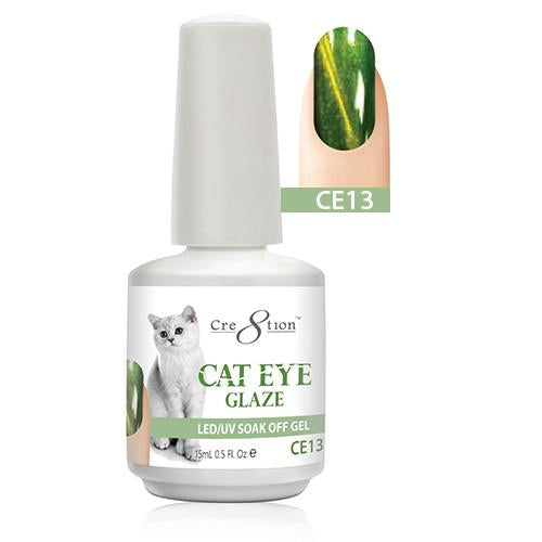 Cre8tion Cat Eye Glaze Gel Polish, 0916-0462, 0.5oz, CE13 KK1010
