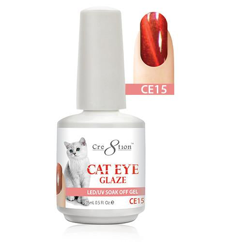 Cre8tion Cat Eye Glaze Gel Polish, 0916-0464, 0.5oz, CE15 KK1010
