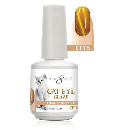 Cre8tion Cat Eye Glaze Gel Polish, 0916-0465, 0.5oz, CE16 KK1010