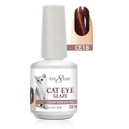 Cre8tion Cat Eye Glaze Gel Polish, 0916-0467, 0.5oz, CE18 KK1010