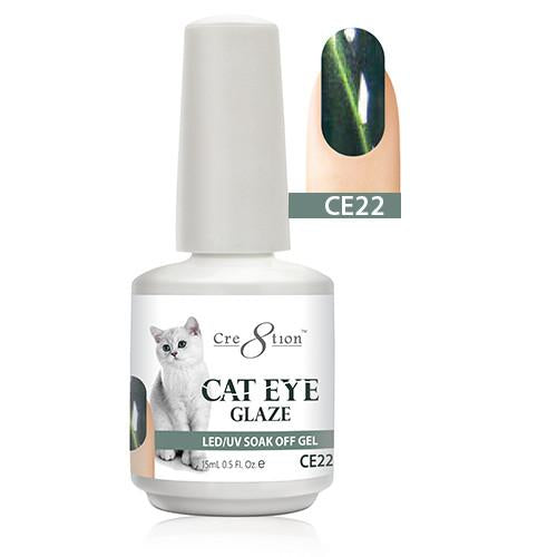 Cre8tion Cat Eye Glaze Gel Polish, 0916-0471, 0.5oz, CE22 KK1010