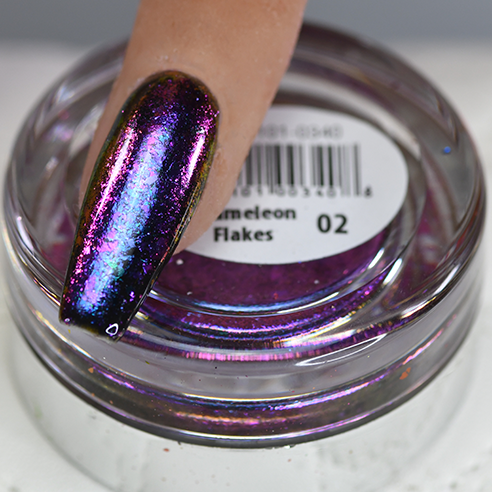 Cre8tion Nail Art Chameleon Flakes, 0.5g, CF02, 1101-0340 KK0906