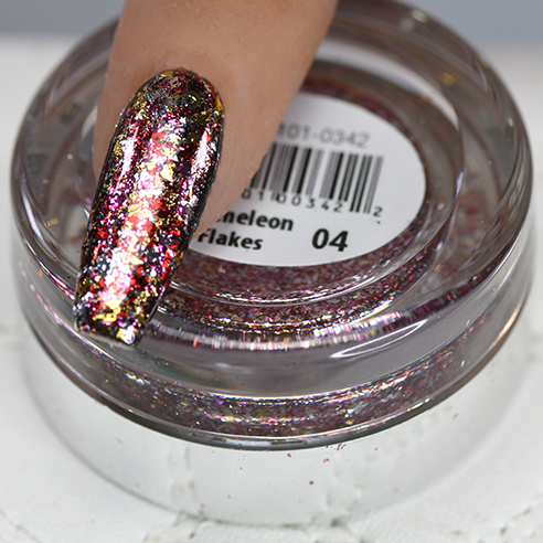 Cre8tion Nail Art Chameleon Flakes, 0.5g, CF04, 1101-0342 KK0906