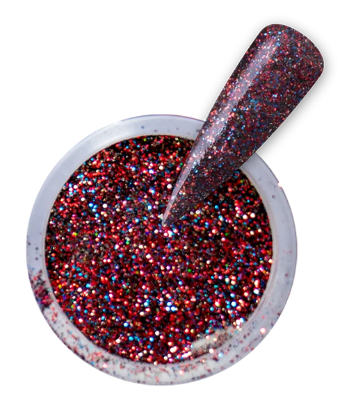 iGel Acrylic/Dipping Powder, Cosmic Glitter Collection, CG18, Glitterati, 2oz OK1110VD