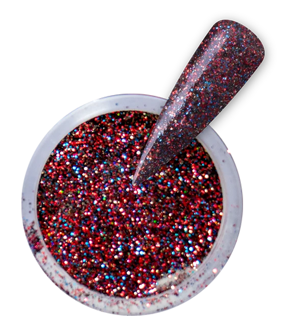iGel Acrylic/Dipping Powder, Cosmic Glitter Collection, CG18, Glitterati, 2oz OK1110VD