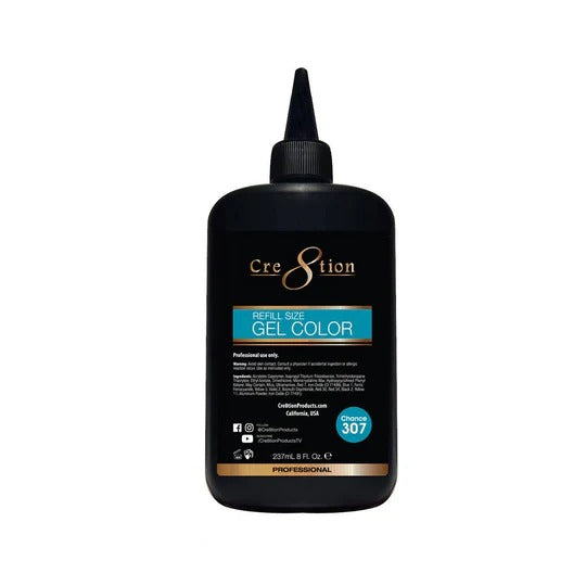 Cre8tion Chance Gel Color 307, Refill 8oz (Pk: 40 pcs/case)