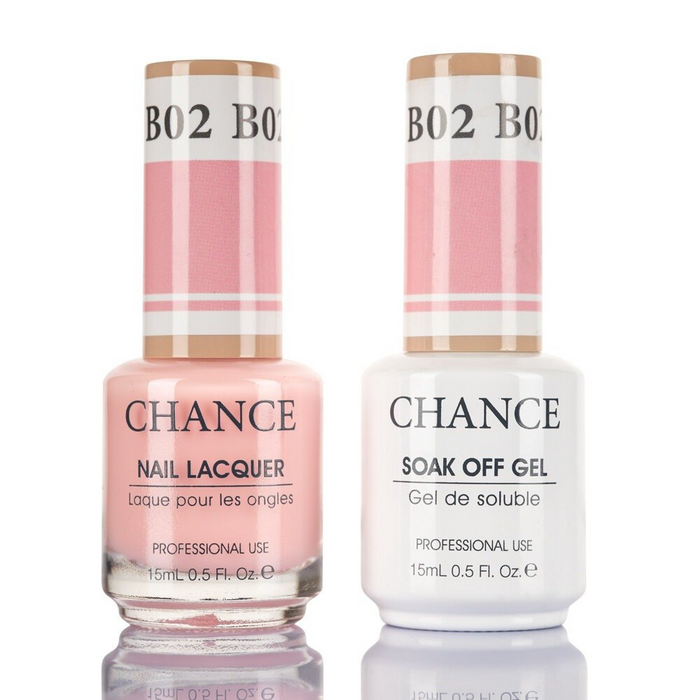 Chance Gel Polish & Nail Lacquer (by Cre8tion), BARE Collection, B02 (Matching OPI S86), 0.5oz, 0916-1325
