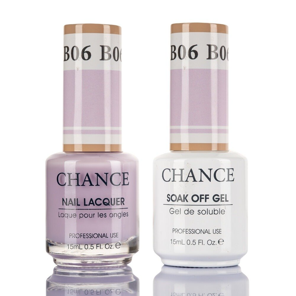 Chance Gel Polish & Nail Lacquer (by Cre8tion), BARE Collection, B06 (Matching Cre8tion 111), 0.5oz