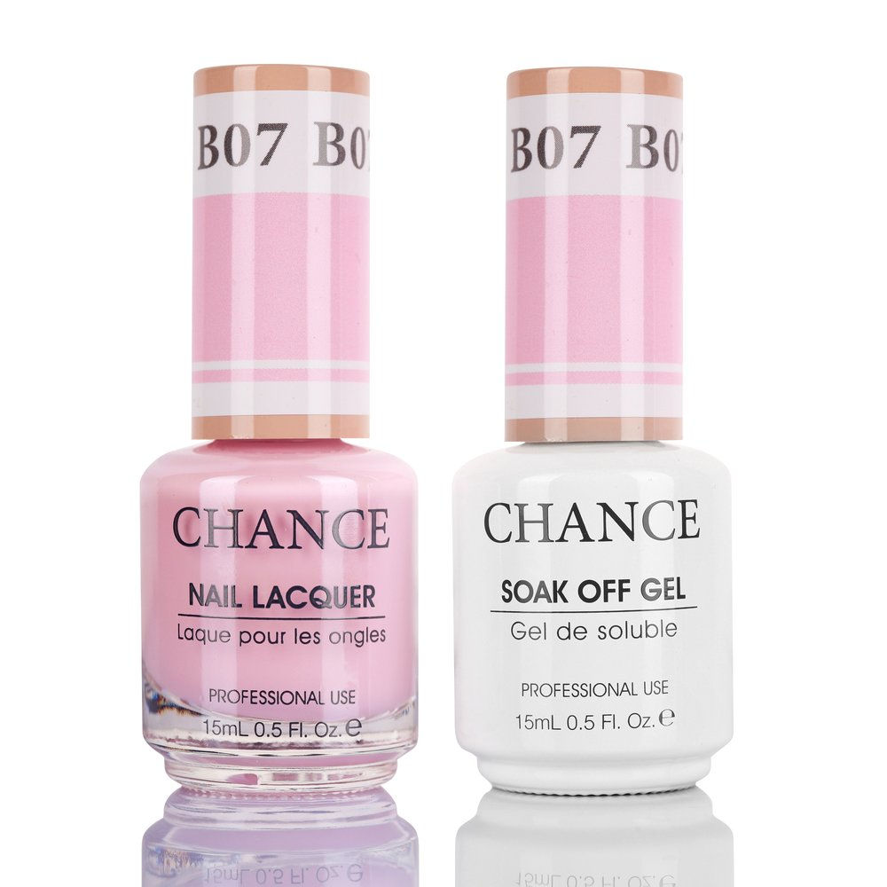 Chance Gel Polish & Nail Lacquer (by Cre8tion), BARE Collection, B07 (Matching iGel 005), 0.5oz
