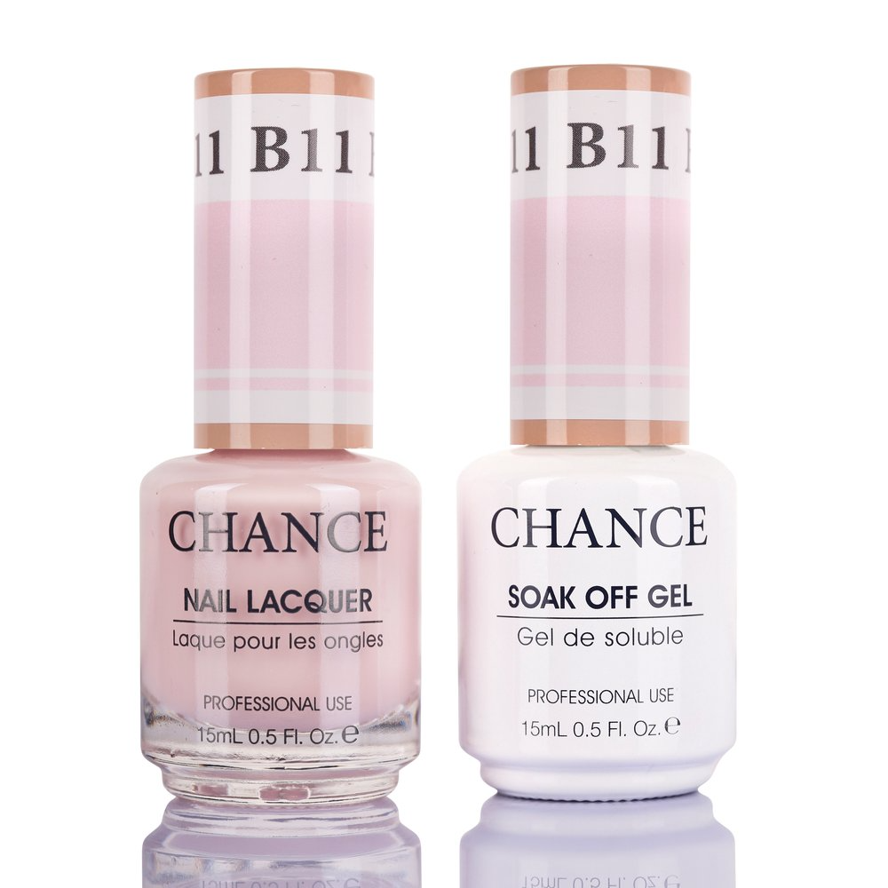 Chance Gel Polish & Nail Lacquer (by Cre8tion), BARE Collection, B11 (Matching iGel 165), 0.5oz