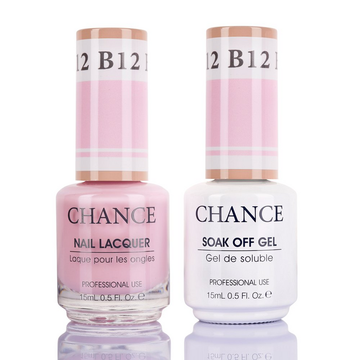 Chance Gel Polish & Nail Lacquer (by Cre8tion), BARE Collection, B12 (Matching iGel 166), 0.5oz