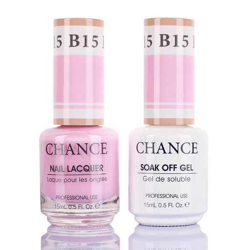 Chance Gel Polish & Nail Lacquer (by Cre8tion), Bare Collection, B15, 0.5oz, 0916-1329