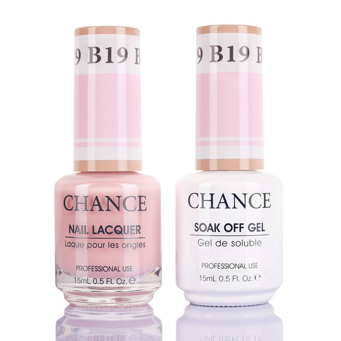 Chance Gel Polish & Nail Lacquer (by Cre8tion), BARE Collection, B19, 0.5oz