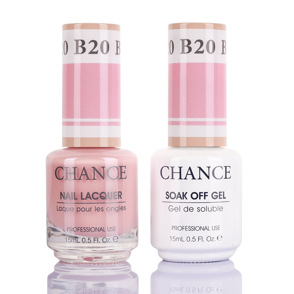 Chance Gel Polish & Nail Lacquer (by Cre8tion), BARE Collection, B20, 0.5oz