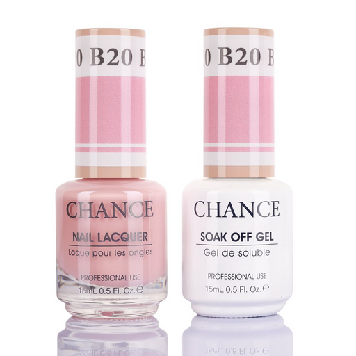 Chance Gel Polish & Nail Lacquer (by Cre8tion), BARE Collection, B20, 0.5oz