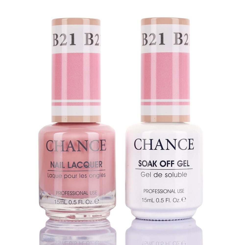 Chance Gel Polish & Nail Lacquer (by Cre8tion), BARE Collection, B21, 0.5oz