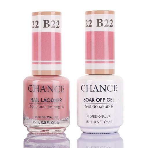 Chance Gel Polish & Nail Lacquer (by Cre8tion), BARE Collection, B22, 0.5oz