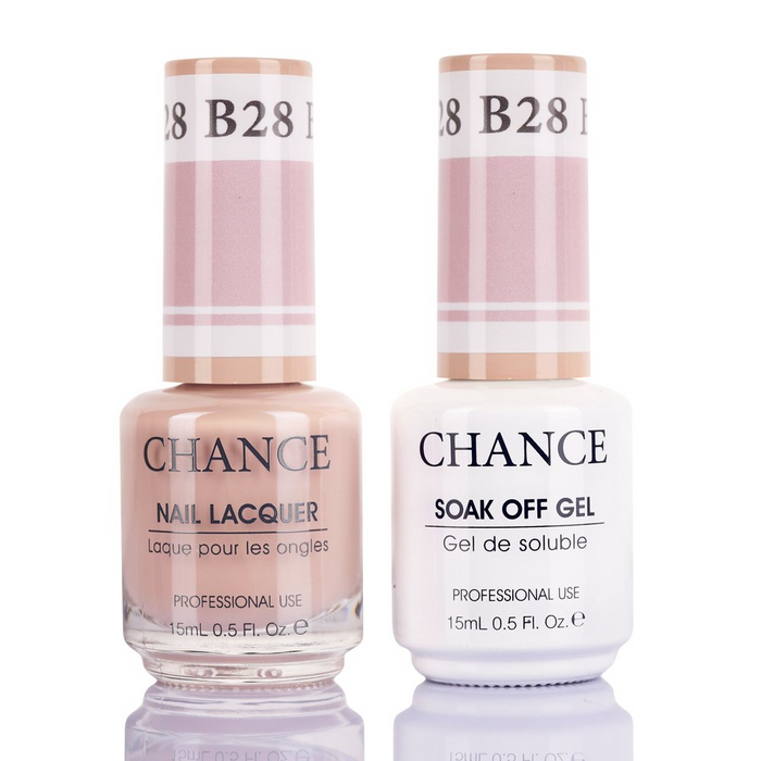 Chance Gel Polish & Nail Lacquer (by Cre8tion), BARE Collection, B28 (Matching iGel 175), 0.5oz