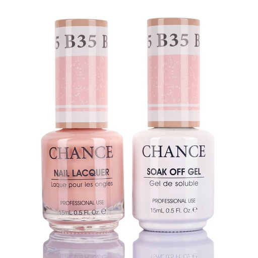 Chance Gel Polish & Nail Lacquer (by Cre8tion), Bare Collection, B35, 0.5oz, 0916-1329