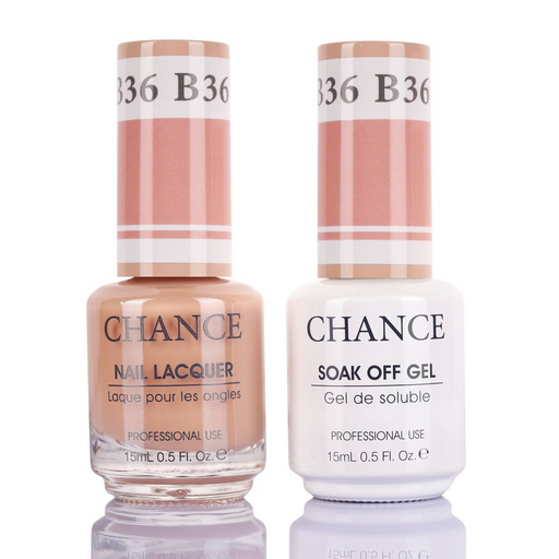 Chance Gel Polish & Nail Lacquer (by Cre8tion), Bare Collection, B36, 0.5oz, 0916-1329
