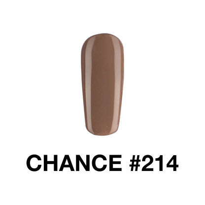 Chance Gel Polish & Nail Lacquer (by Cre8tion), 214, 0.5oz