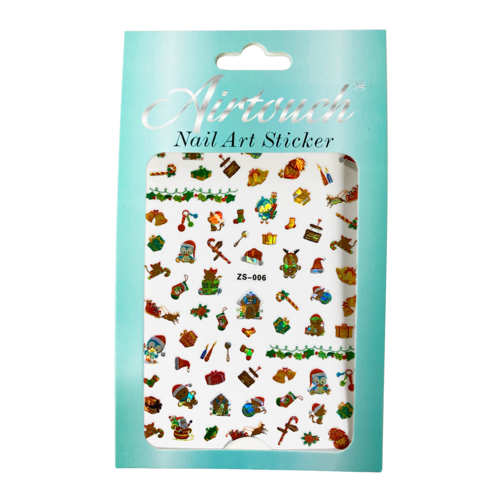 Airtouch Nail Art Sticker, Christmas Collection, CM06, ZS-006 OK0904LK