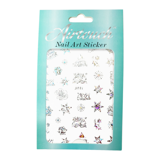 Airtouch Nail Art Sticker, Christmas Collection, CM26, A051 OK0909LK