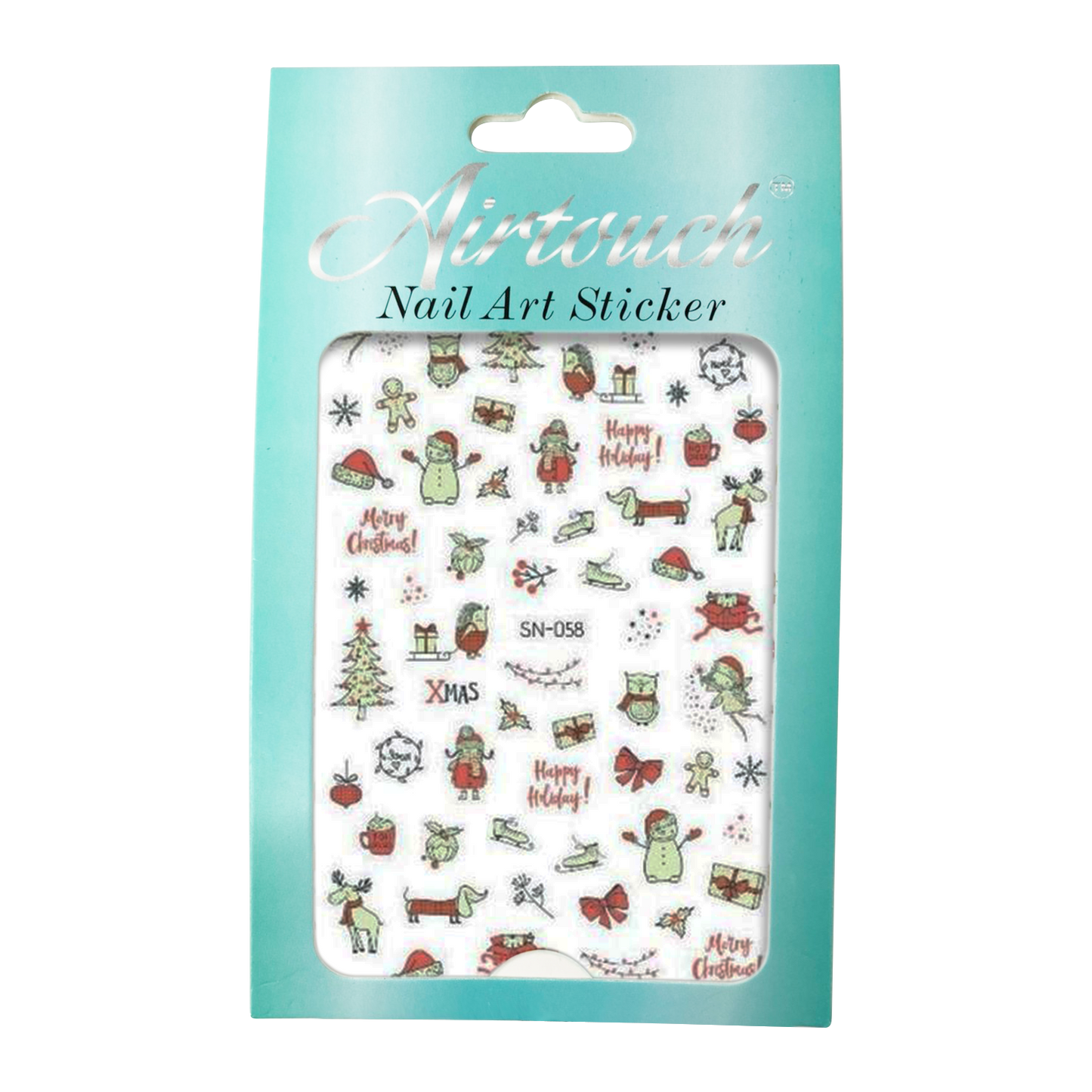 Airtouch Nail Art Sticker, Christmas Collection, CM37, SN-058 OK0909LK