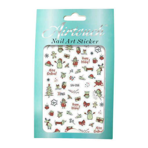 Airtouch Nail Art Sticker, Christmas Collection, CM37, SN-058 OK0909LK