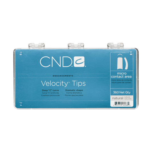 CND Velocity Tips, NATURAL, 360 pcs/box, 98403 OK0611MD