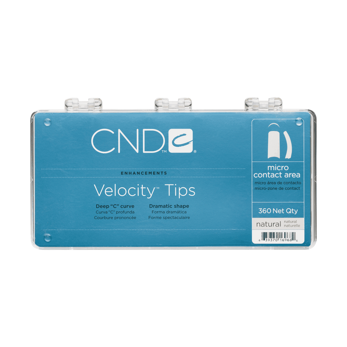 CND Velocity Tips, NATURAL, 360 pcs/box, 98403 OK0611MD