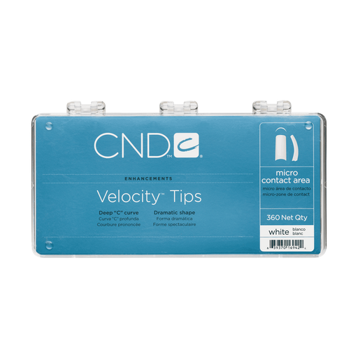 CND Velocity Tips, WHITE, 360 pcs/box, 98405 OK0611MD