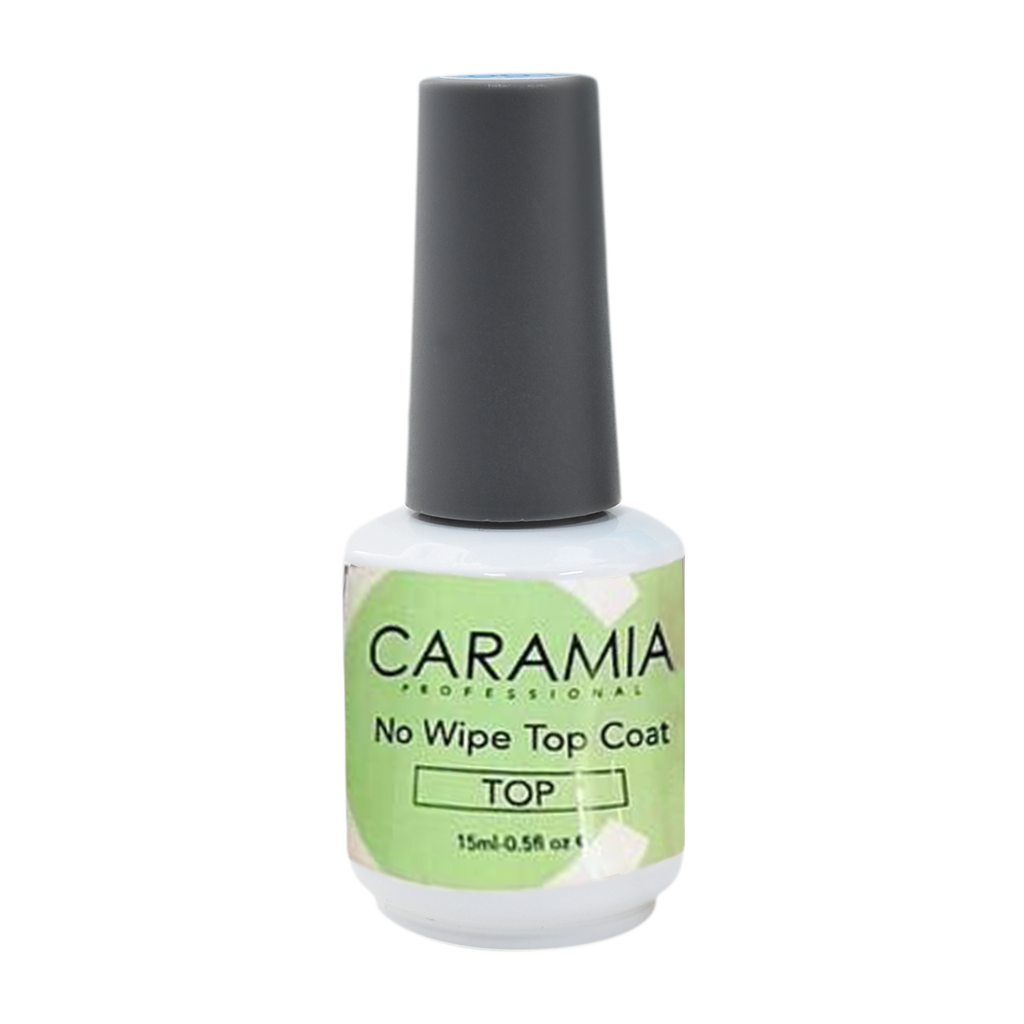 Caramia No Wipe Top Coat, 0.5 oz