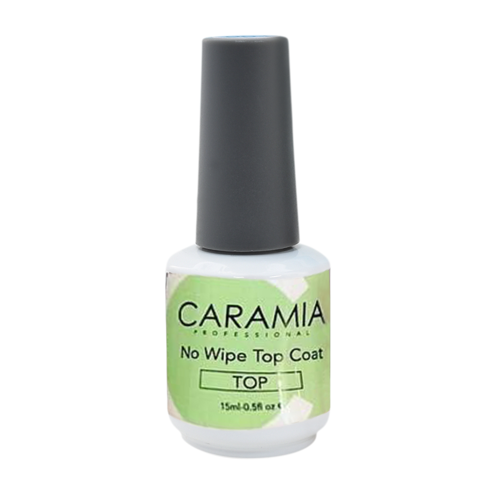 Caramia No Wipe Top Coat, 0.5 oz