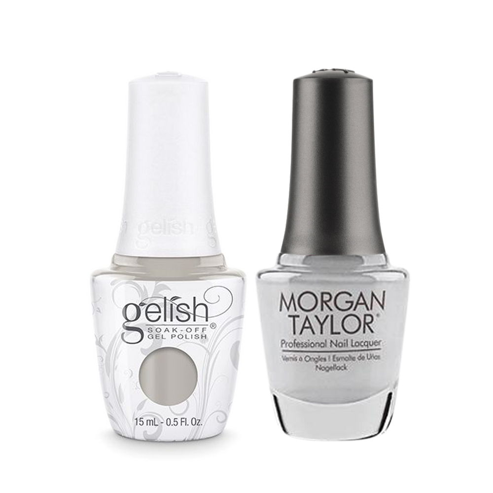 Gelish Gel Polish & Morgan Taylor Nail Lacquer 1, 1110883 + 3110883, Cashmere Kind Of Gal, 0.5oz KK1011
