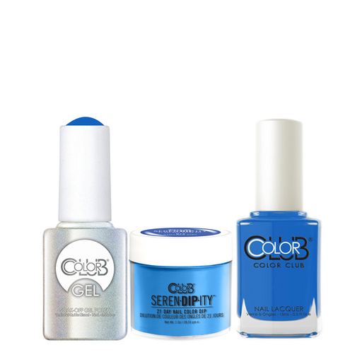 Color Club 3in1 Dipping Powder + Gel Polish + Nail Lacquer , Serendipity, Chelsea Girl, 1oz, 05XDIPN14-1 KK