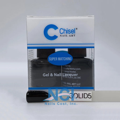 Chisel Nail Lacquer And Gel Polish, Solid Collection, SOLID005, 0.5oz OK0605LK