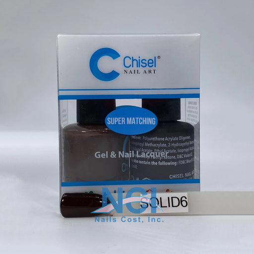 Chisel Nail Lacquer And Gel Polish, Solid Collection, SOLID006, 0.5oz OK0605LK