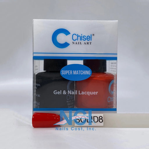 Chisel Nail Lacquer And Gel Polish, Solid Collection, SOLID008, 0.5oz OK0605LK